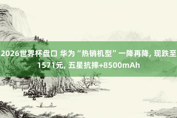 2026世界杯盘口 华为“热销机型”一降再降, 现跌至1571元, 五星抗摔+8500mAh